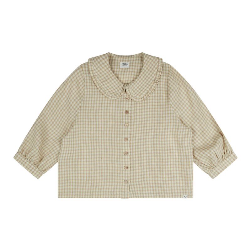 Matona Everyday Blouse 'squash' (S-XL) Leinen Bluse