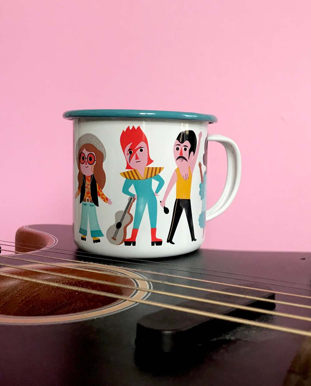 Emaille Tasse 'Music Lover' OmmDesign