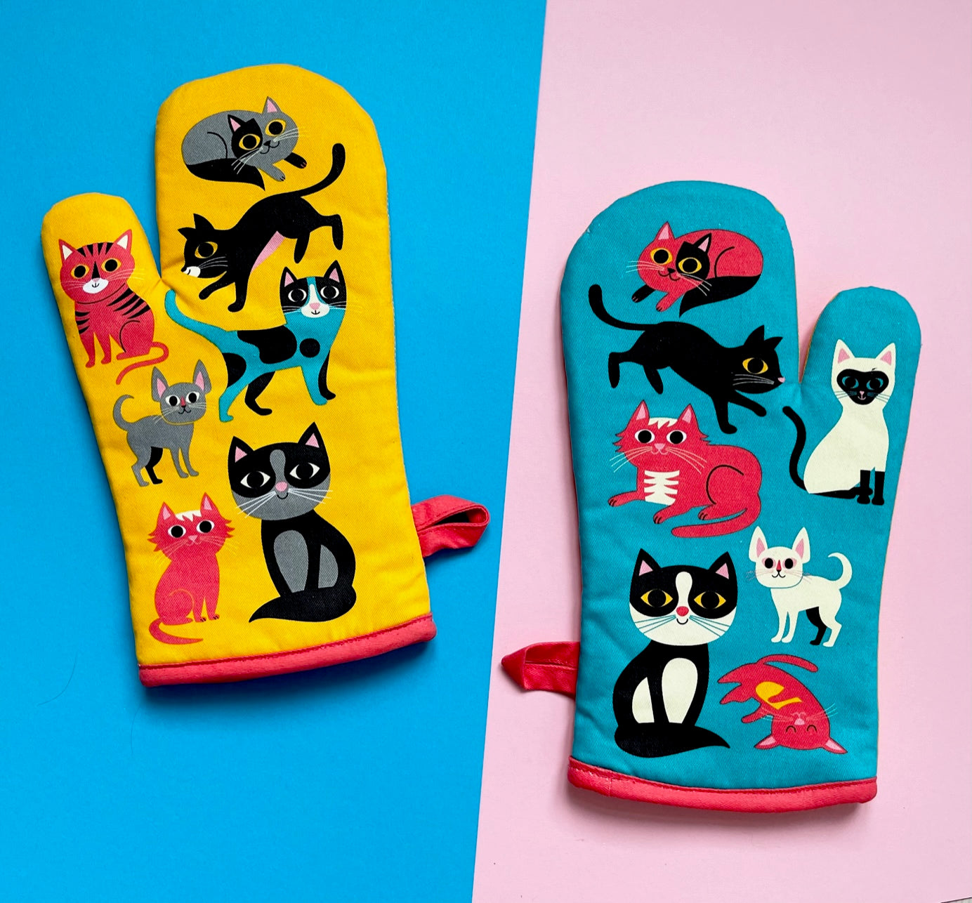 Ofenhandschuh 'FOR CAT LOVERS' OMM Design