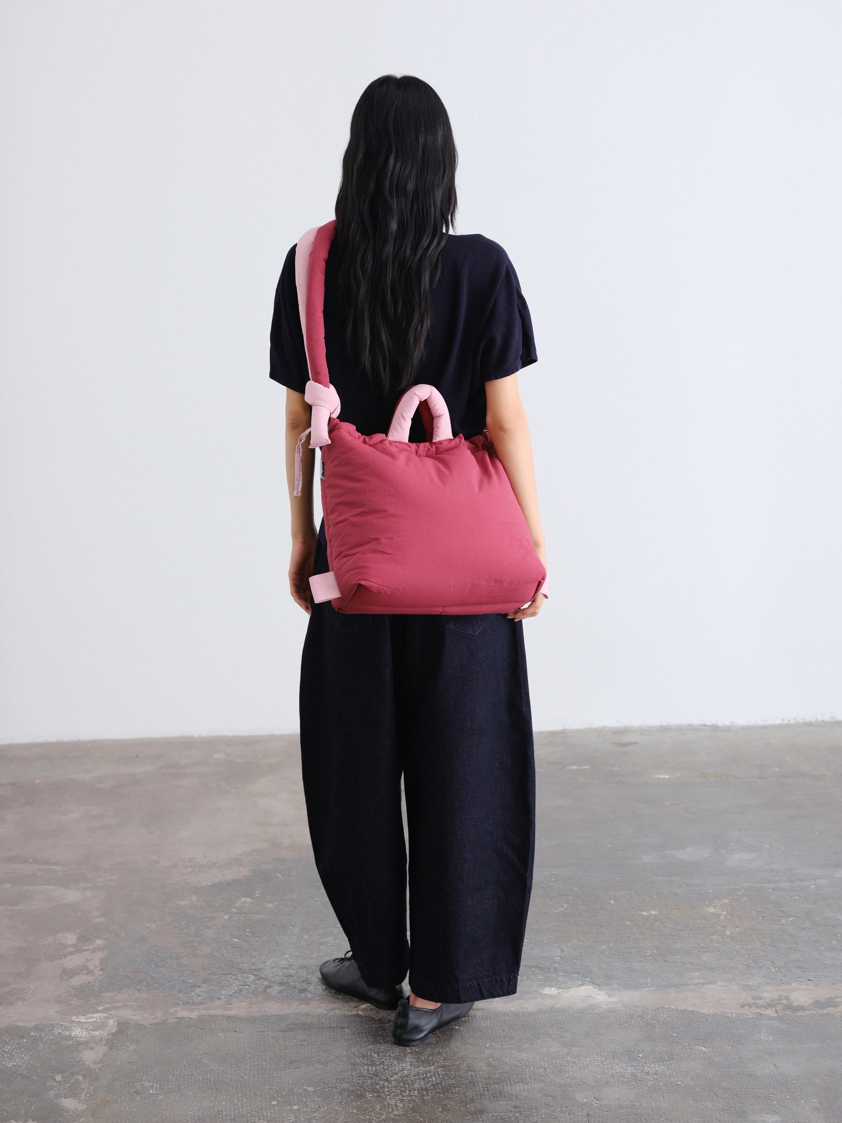 Ölend -Ona Softbag: Color Combo Cherry red + Pale pink-