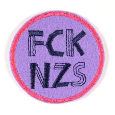 Aufnäher 'FCK NZS' 'FCK AFD' diverse Farben
