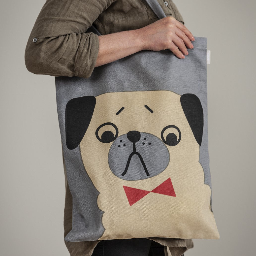 Spira of Sweden Totebag Penny Mops Hund