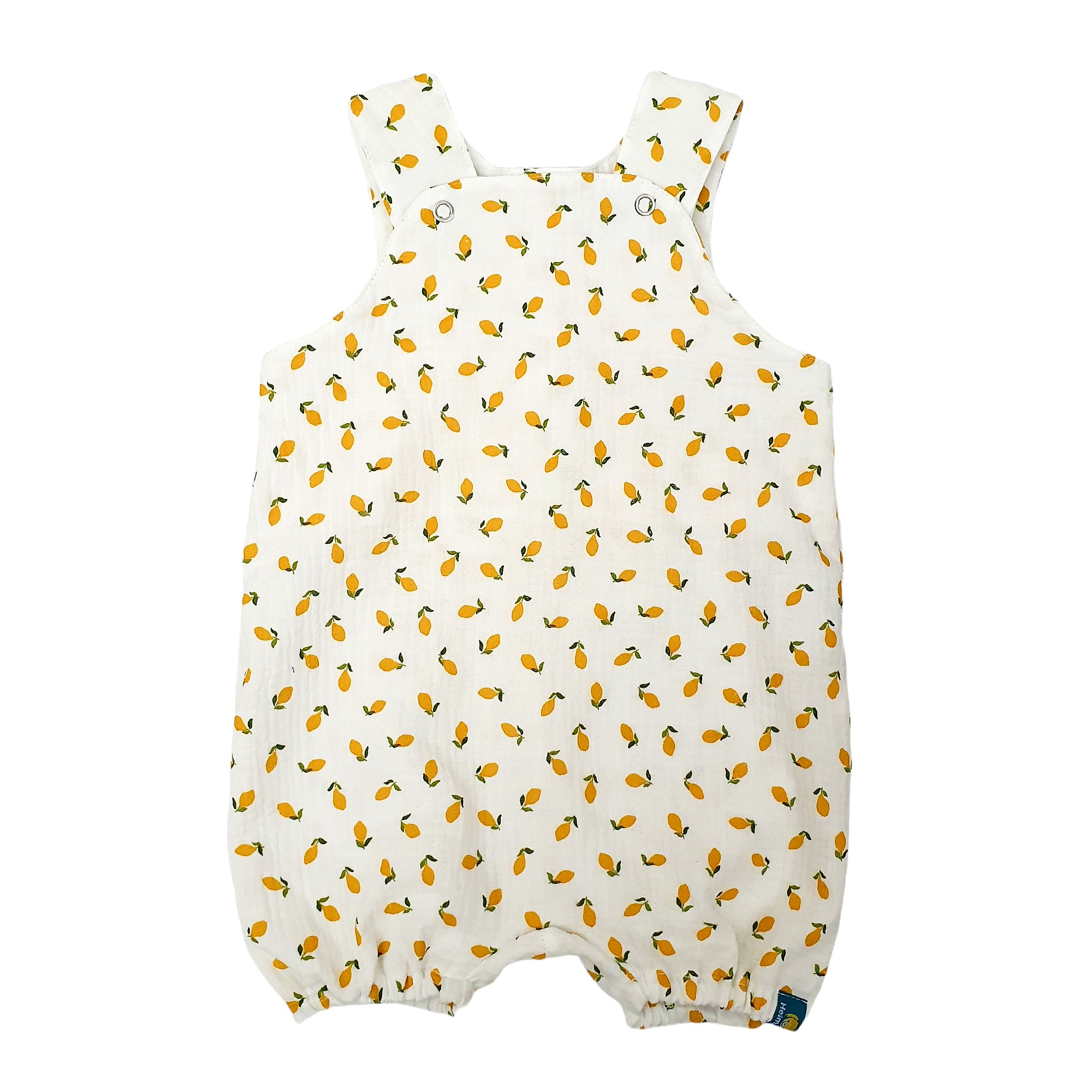 Süße Musselinlatzhose 'kurz/Zitronen '