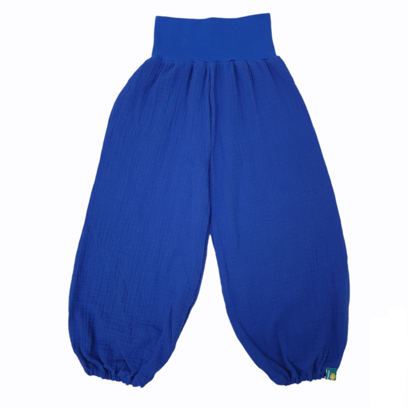 Musselinhose 'knallblau'