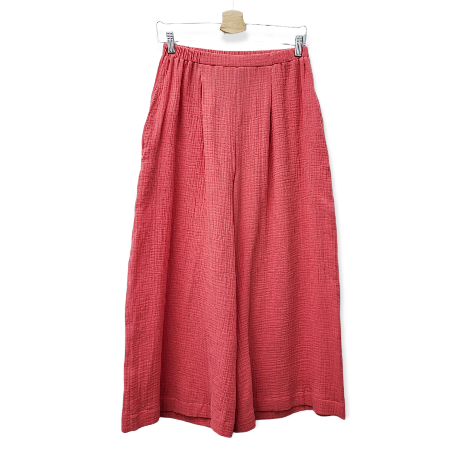 Culotte Musselin Damen Koralle
