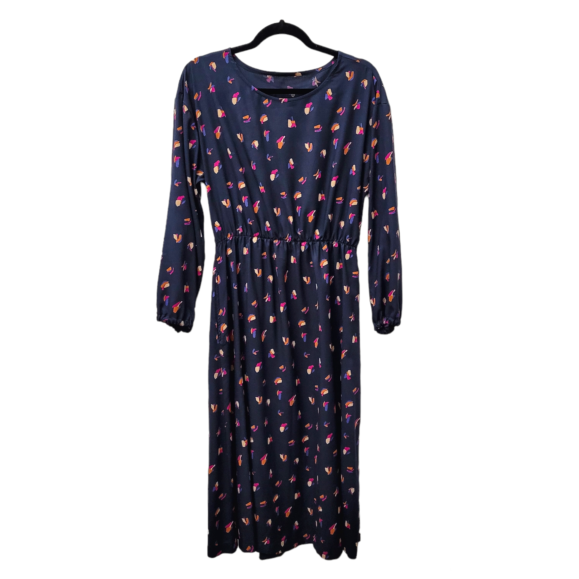 MidiKleid langarm aus Modal 'Beryl night'