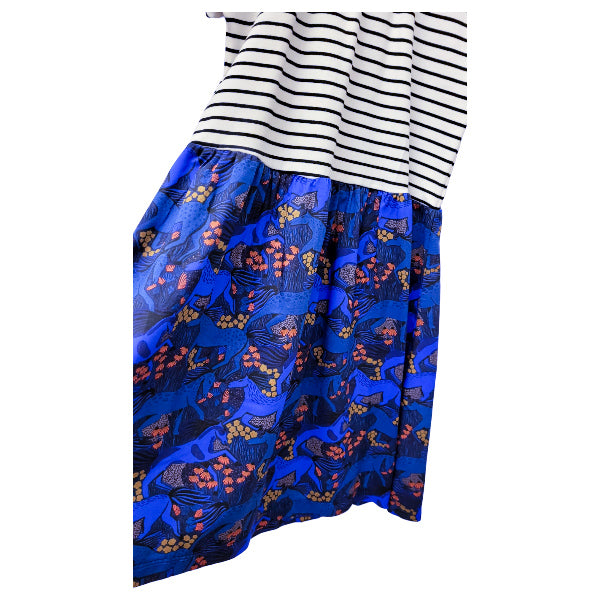 Passenkleid kurzarm 'Pferde Viskose'