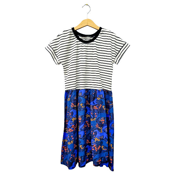 Passenkleid kurzarm 'Pferde Viskose'