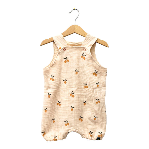 Musselinlatzhose 'kurz/Orangen creme'