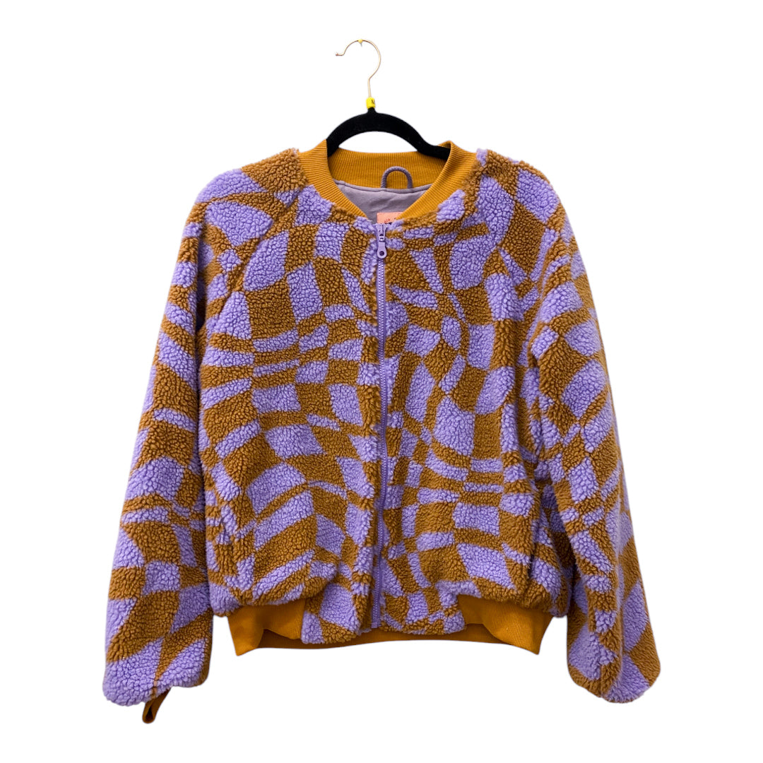 Bomberjacke "Flieder Grafik"