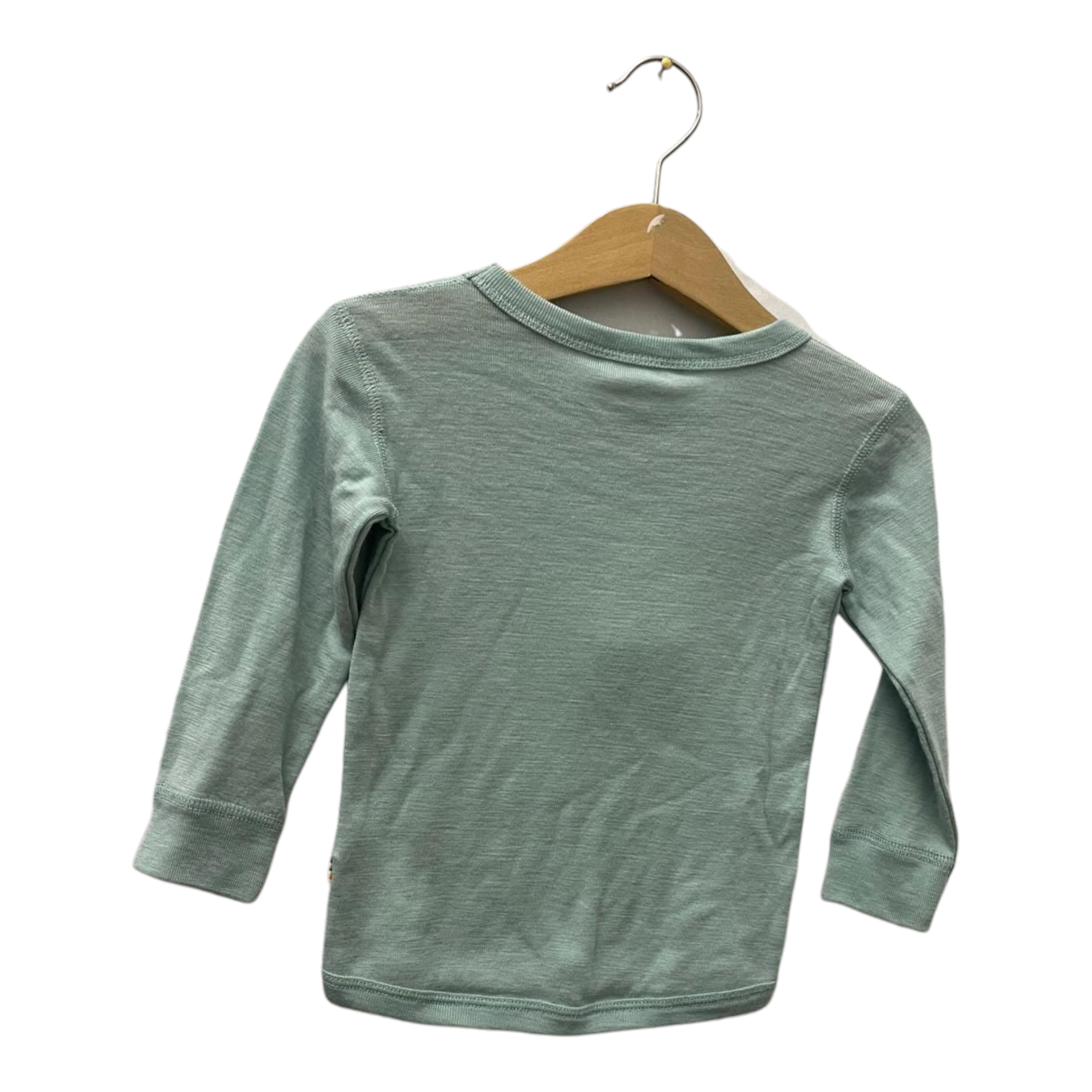 Joha Longsleeve Merinowolle hellmint Sommerwolle