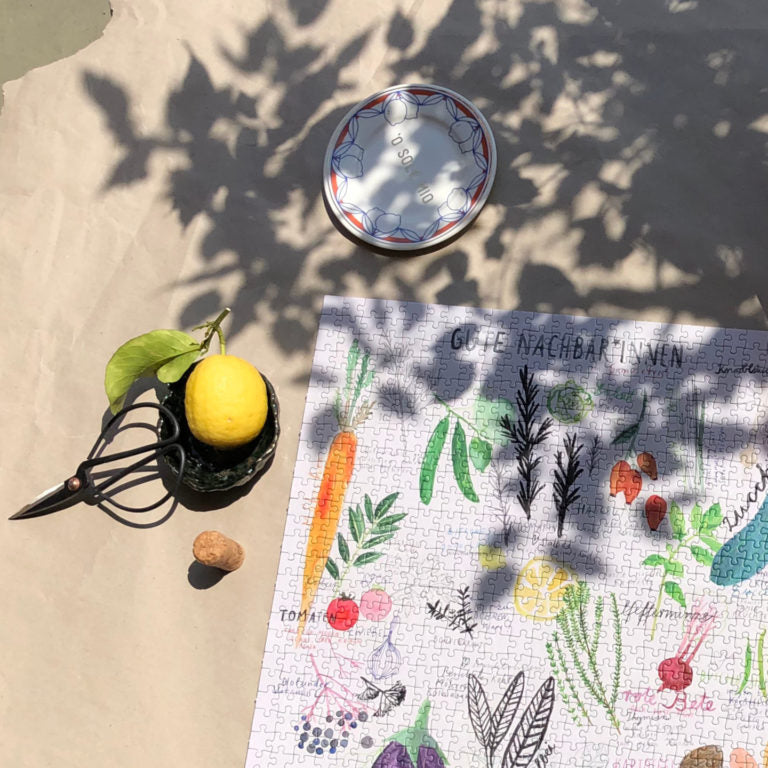 Puzzle 'Gute Nachbar*innen von Rinah Lang - 1000 Teile' Wonderpieces