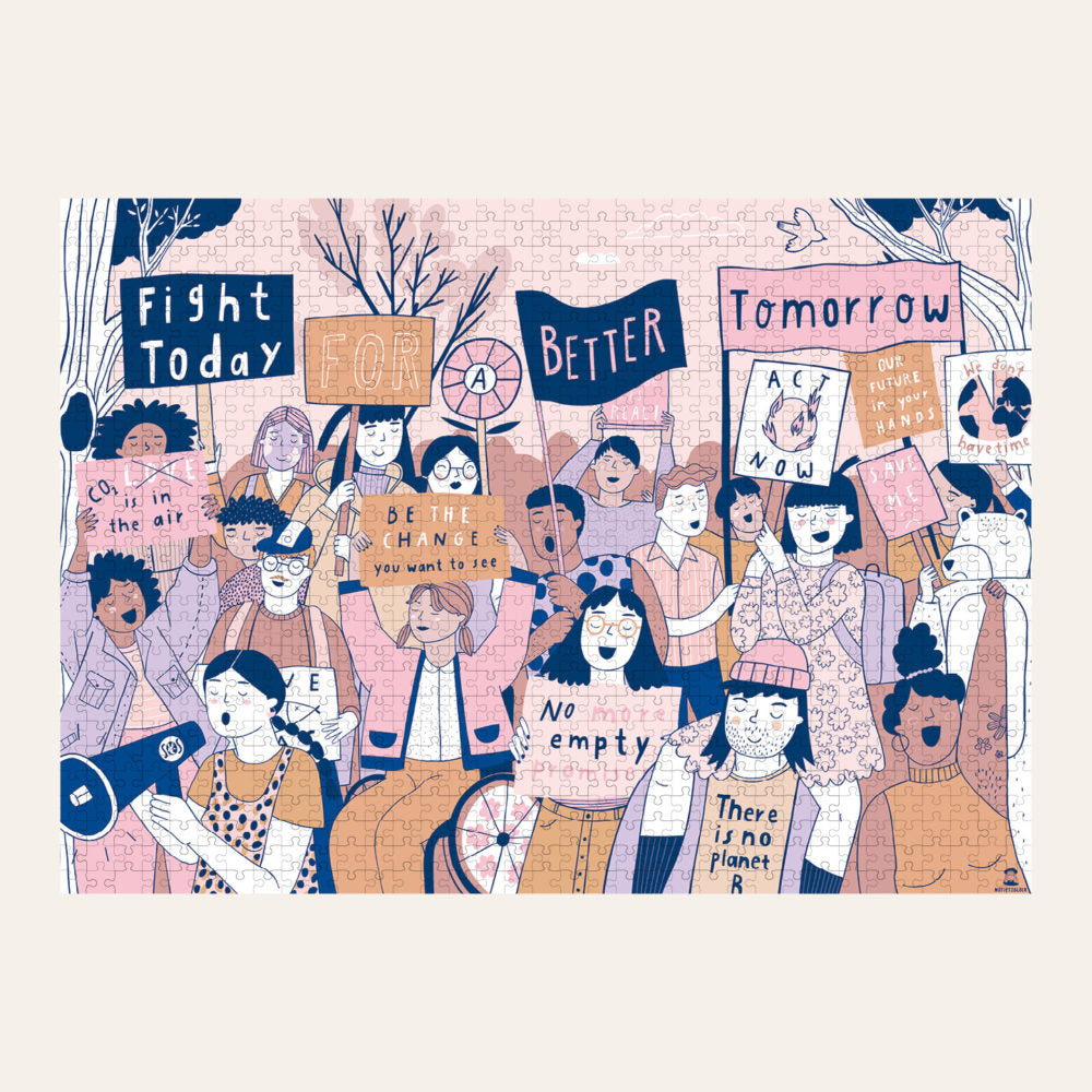 Wonderpieces Puzzle 'Fight Today for a Better Tomorrow'