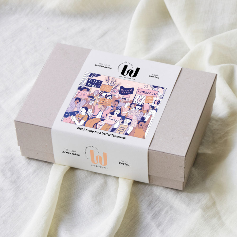 Wonderpieces Puzzle 'Fight Today for a Better Tomorrow'