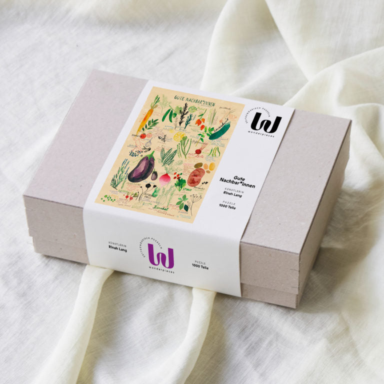 Puzzle 'Gute Nachbar*innen von Rinah Lang - 1000 Teile' Wonderpieces