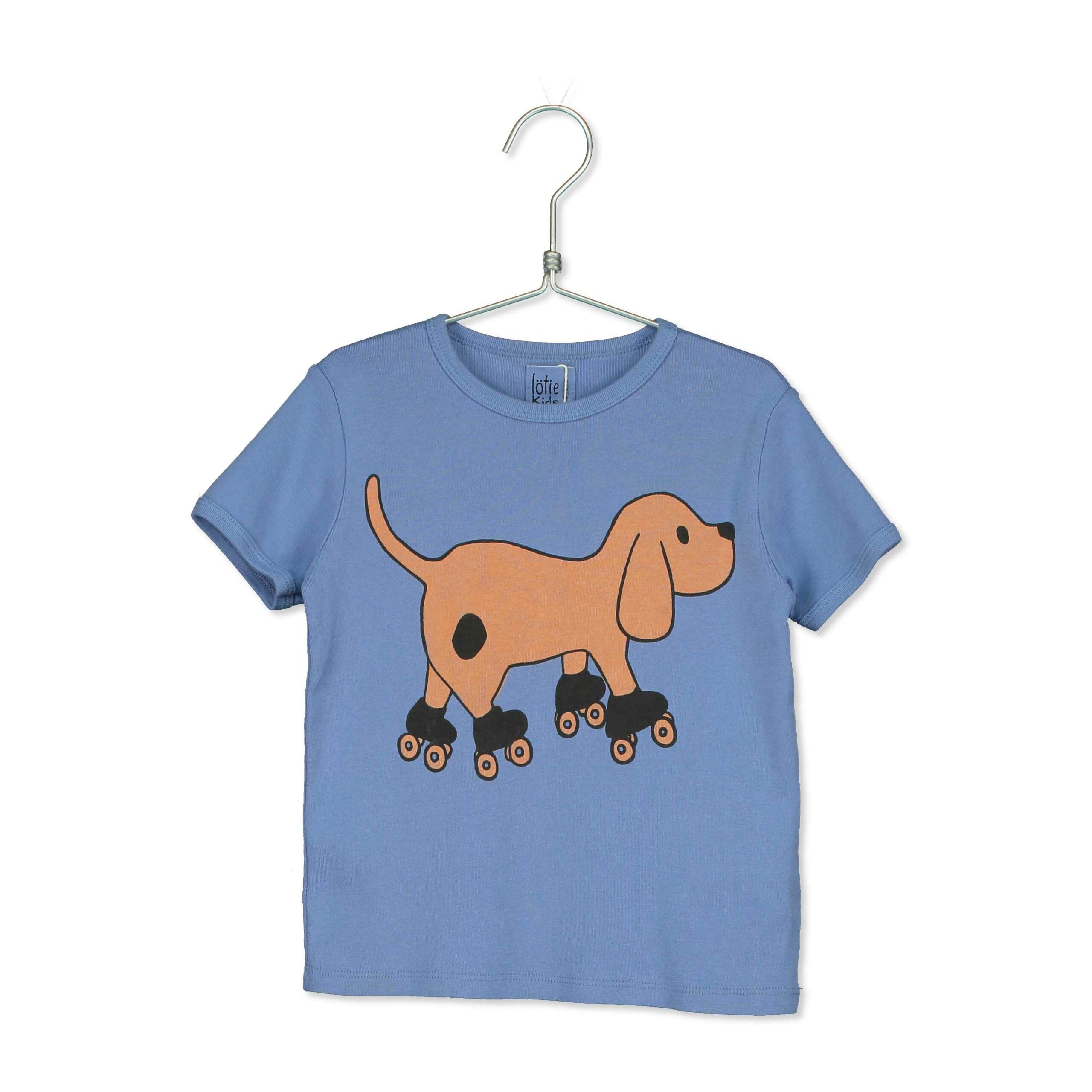 Lötiekids T-Shirt 'SKATING DOG / BLUE'