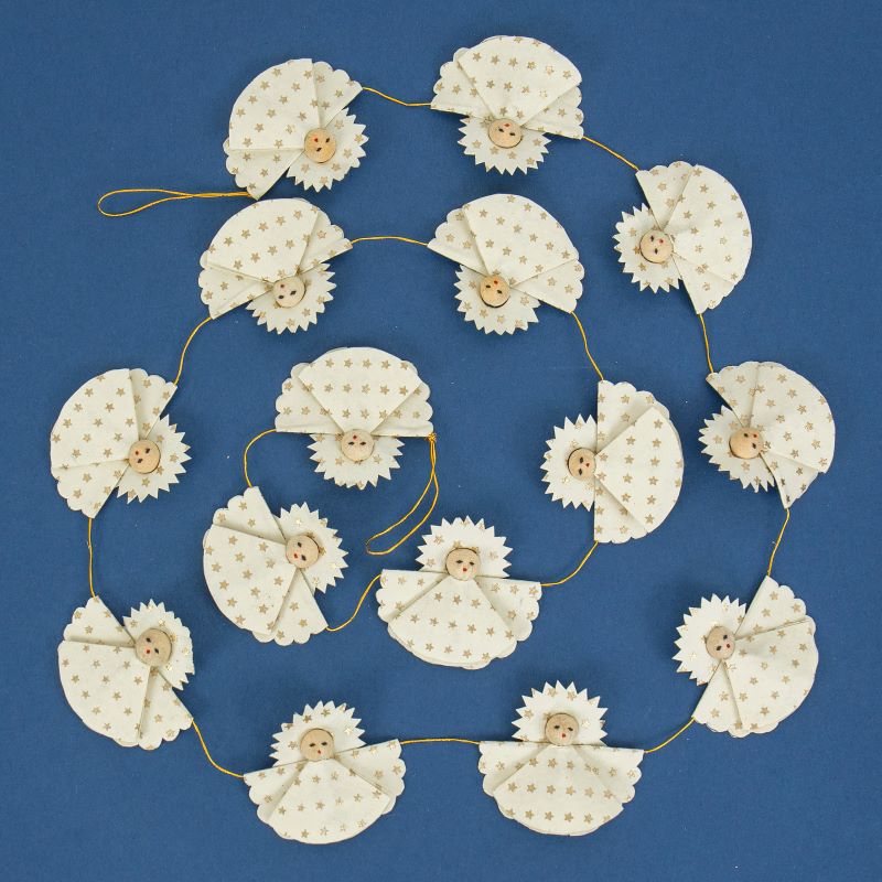 A World of Craft Girlande 'Stella Angel' (weiß/gold)