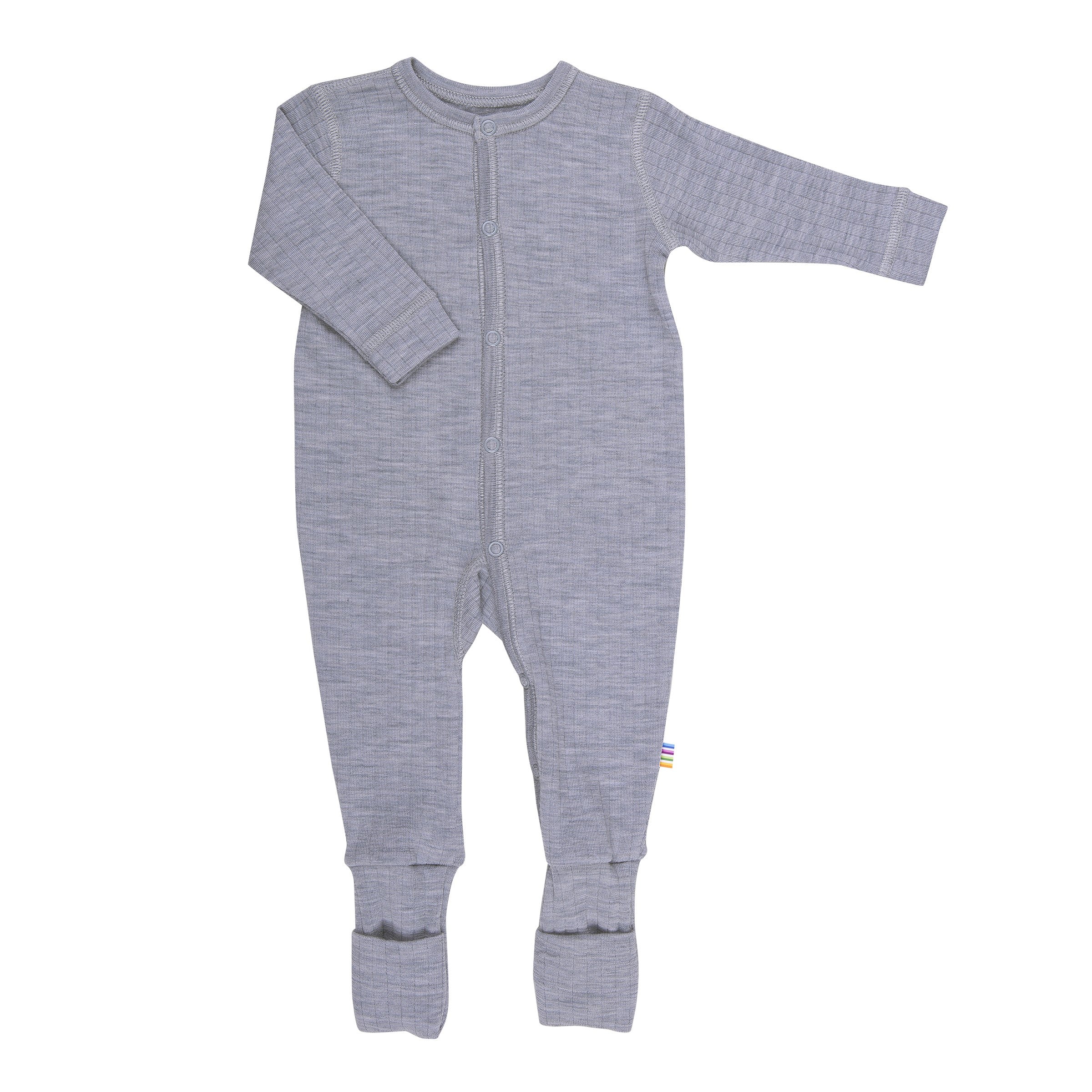 Schlafanzug Joha Merinowolle 'hellgrau'