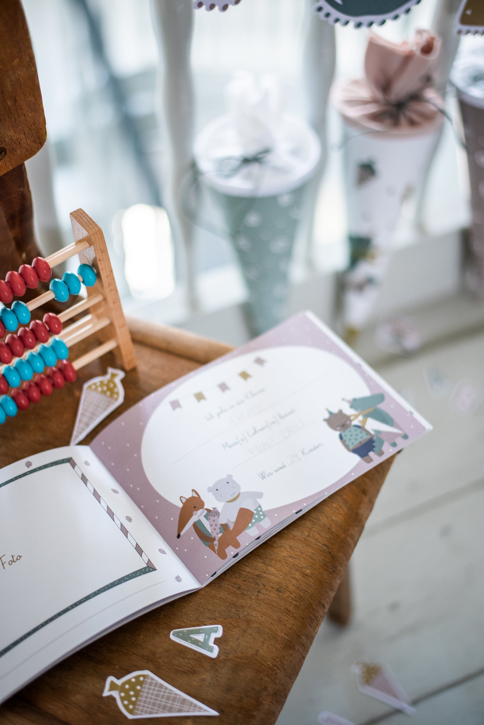 Erinnerungsbuch 'Ich bin ein Schulkind – Krokodil und Fuchs' Ava und Yves