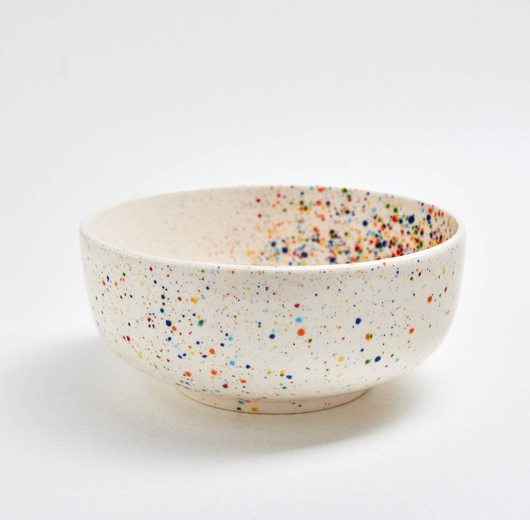 Party Salat Schüssel von Egg Back Home weiss