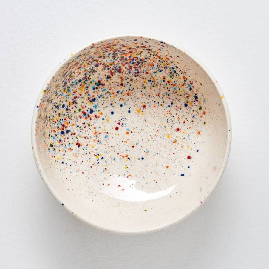 Party Salat Schüssel von Egg Back Home weiss