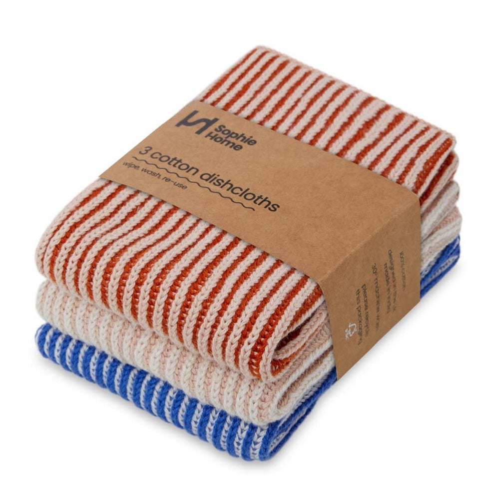 Sophie Home Spültücher Set 'gerippt Kobalt'