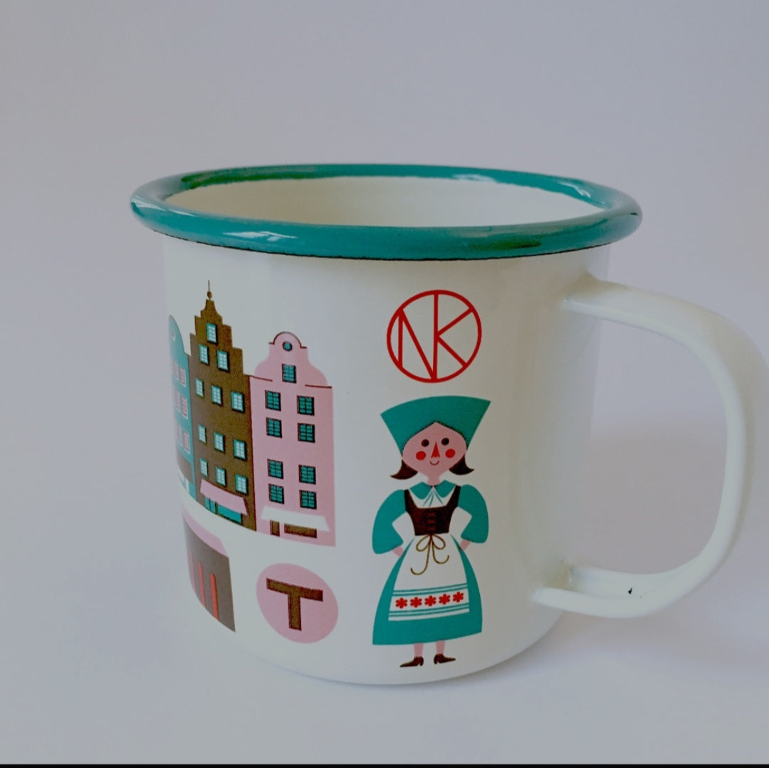 Emaille Tasse 'STOCKHOLM' OMM Design