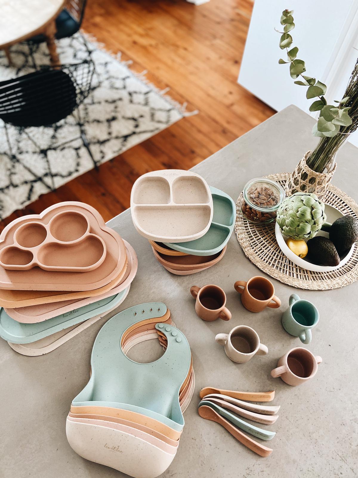 Teller aus Silikon I Leo et Lea