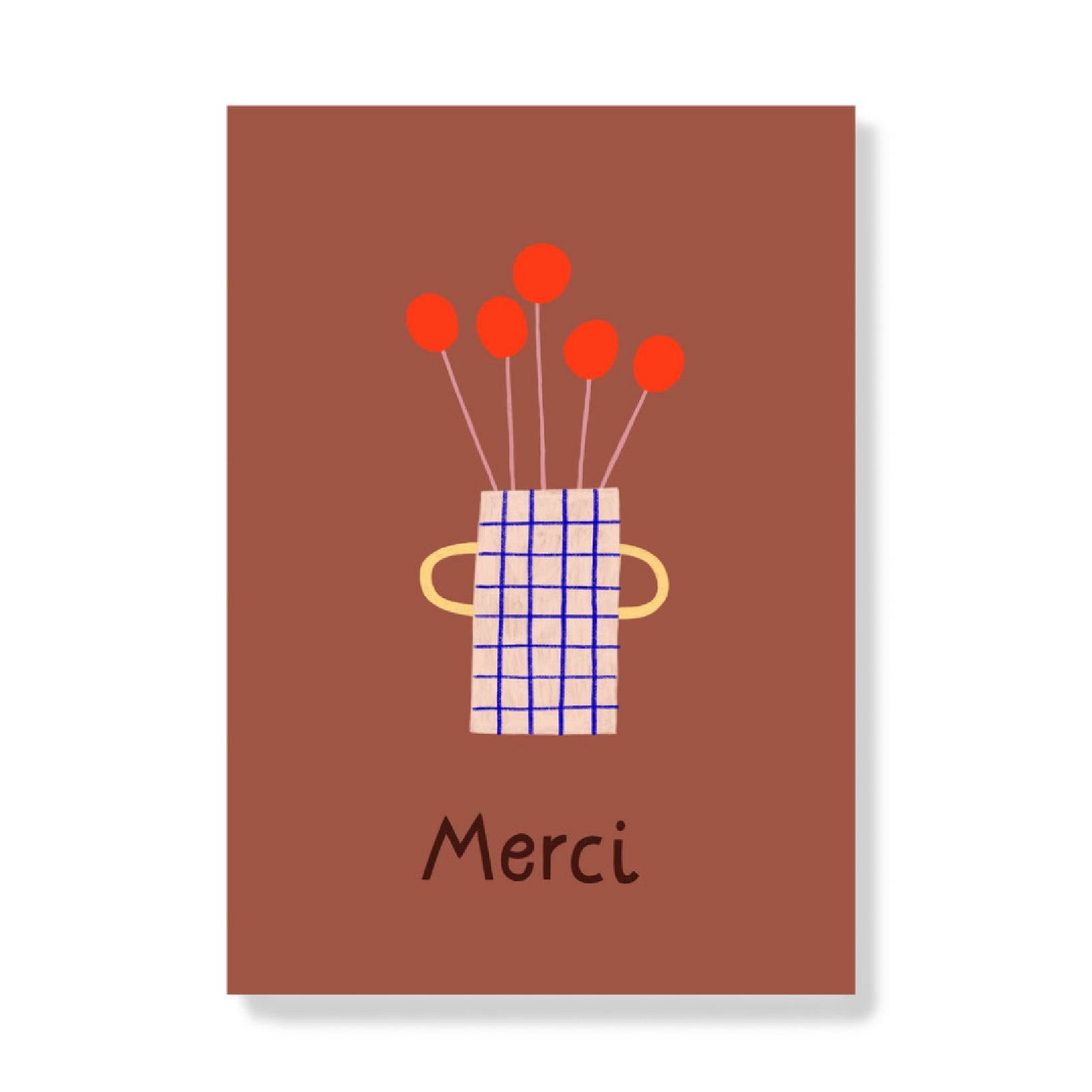 Postkarte 'Merci' Anna Katharina Jansen