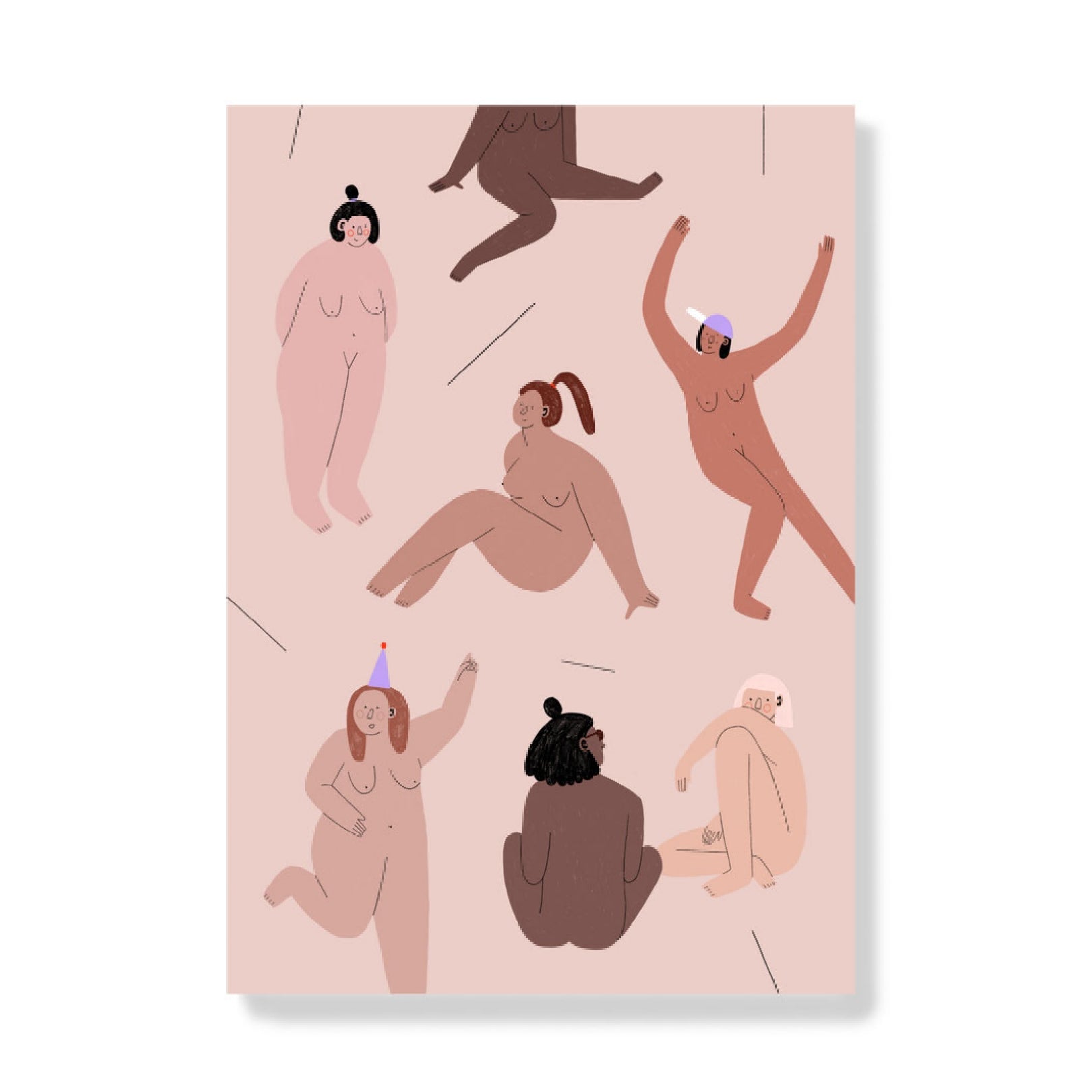 Postkarte 'women' Anna Katharina Jansen