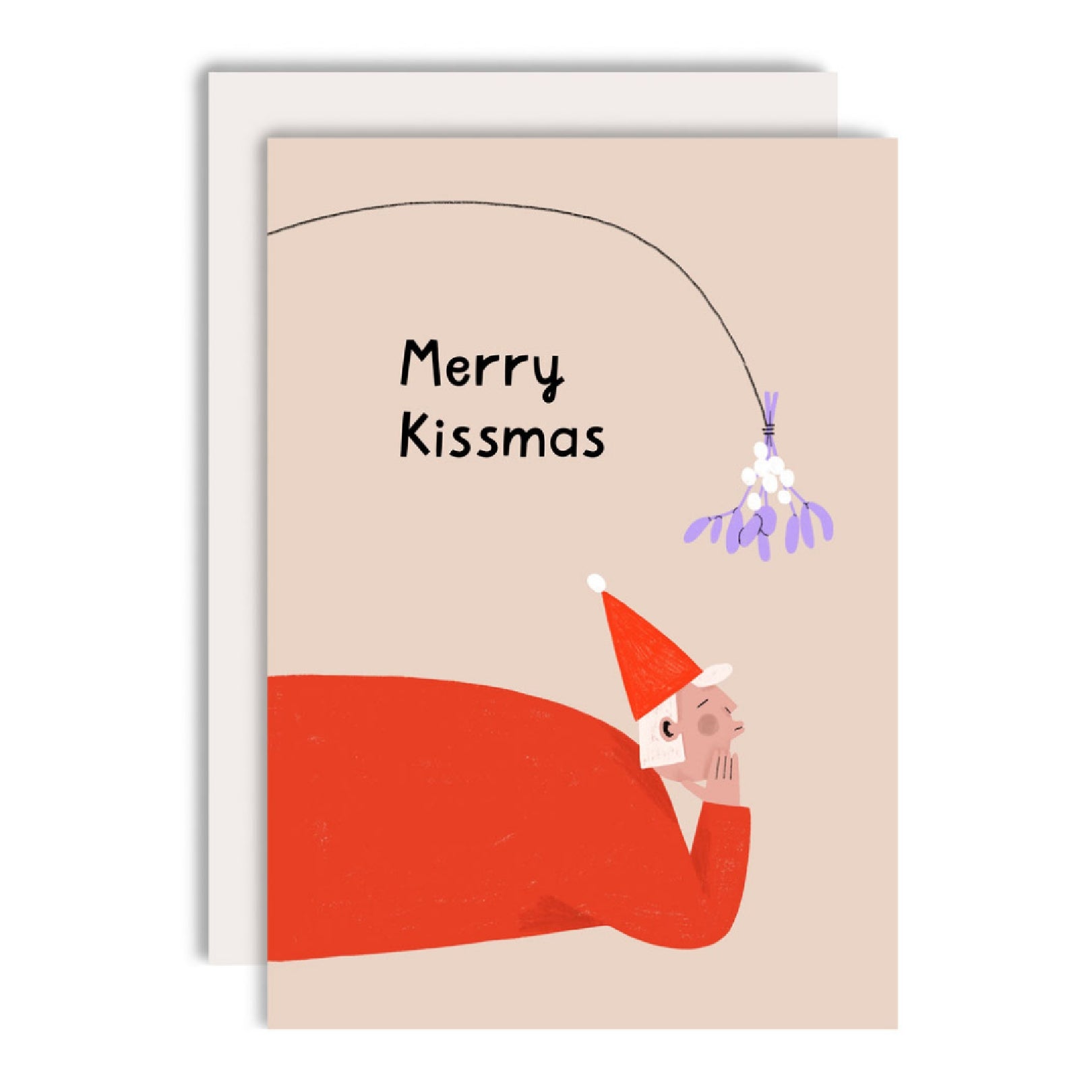 Klappkarte 'Kissmas Santa' Anna Katharina Jansen