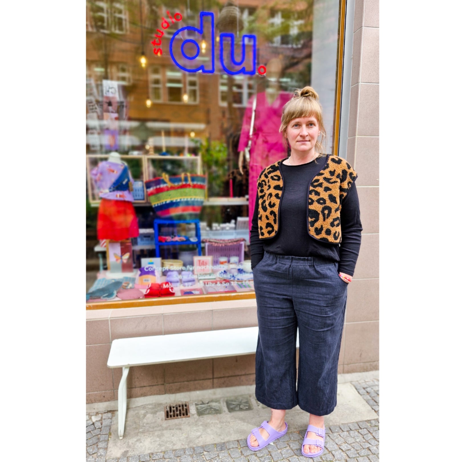 Teddyweste "Leo caramel"