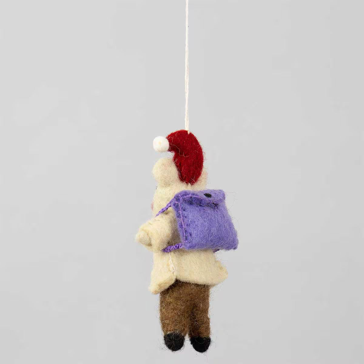 World of Craft -Maus mit Rucksack Weihnachtsornament-