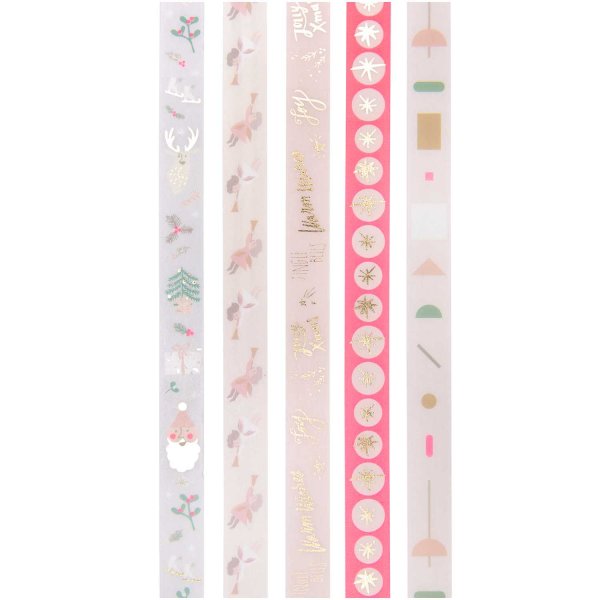 PAPER POETRY Tape Set 'Jolly Christmas Pastell'