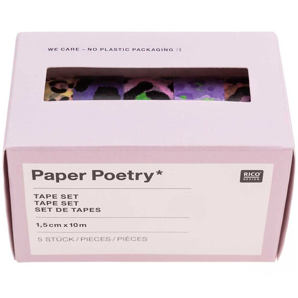 PAPER POETRY Tape Set 'Acid leo '