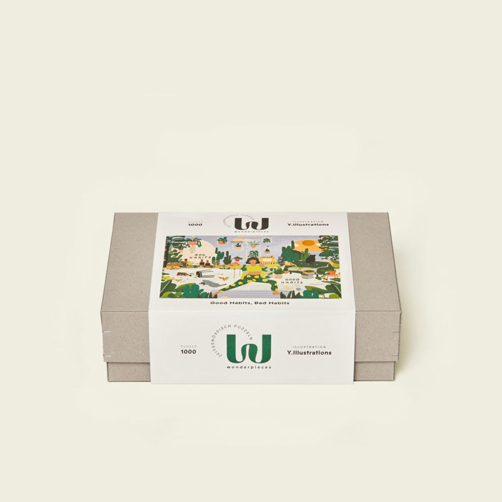 Puzzle 'Good Habits, Bad Habits' von Y.Illustrations - 1000 Teile' Wonderpieces
