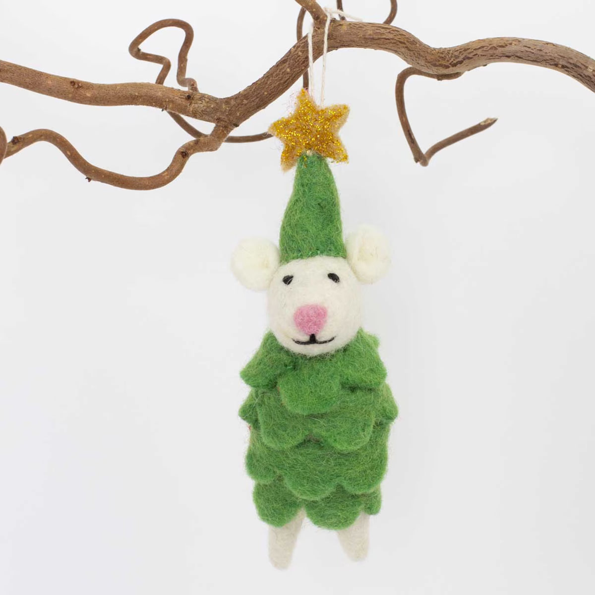 A World of Craft -Maus mit Cap- Weihnachtsschmuck