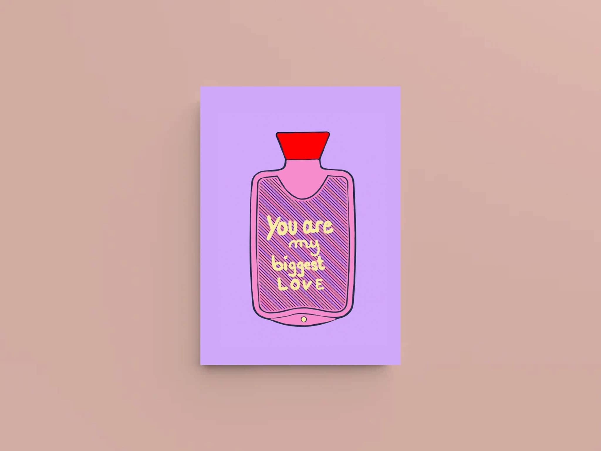 *You are my biggest love * Postkarte