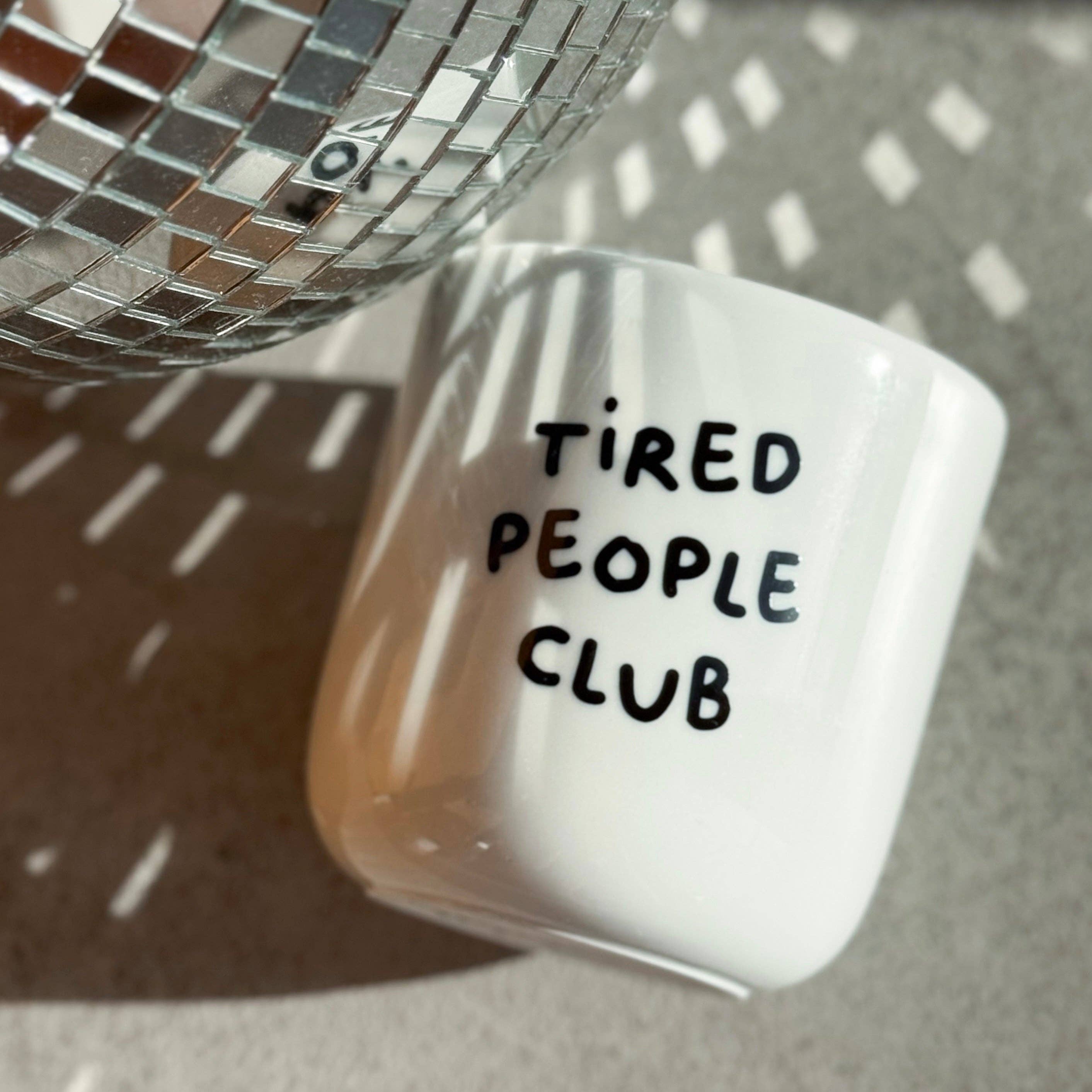 Frau Hansen - Becher Tired People Club (VE 6 Stück)