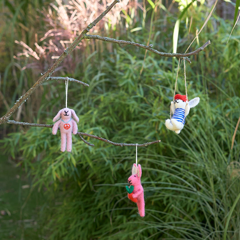 Aveva Design - Oster Hängefigur Rocking Rabbit'