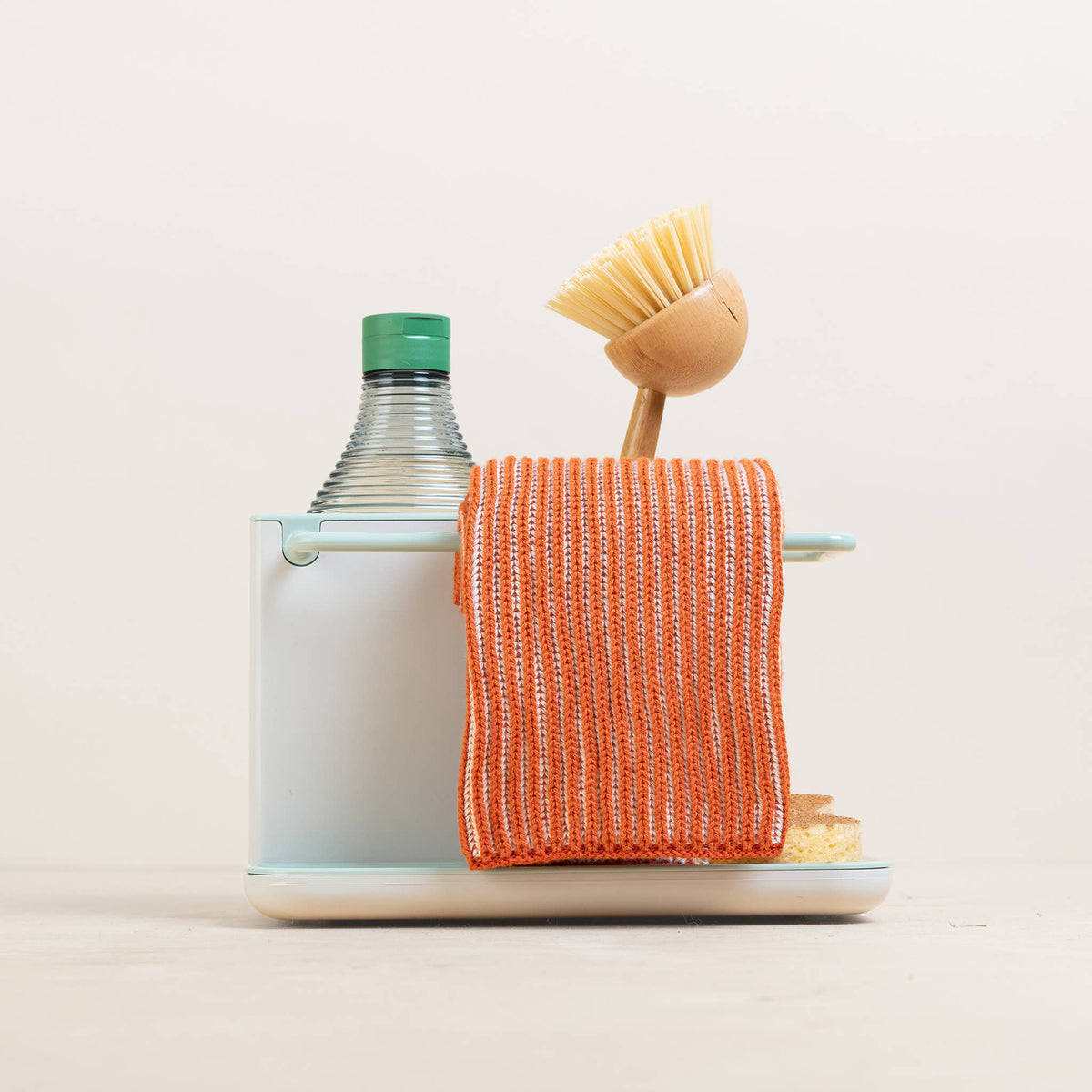 Sophie Home Ltd - Baumwoll-Geschirrtücher: Geripptes Orange