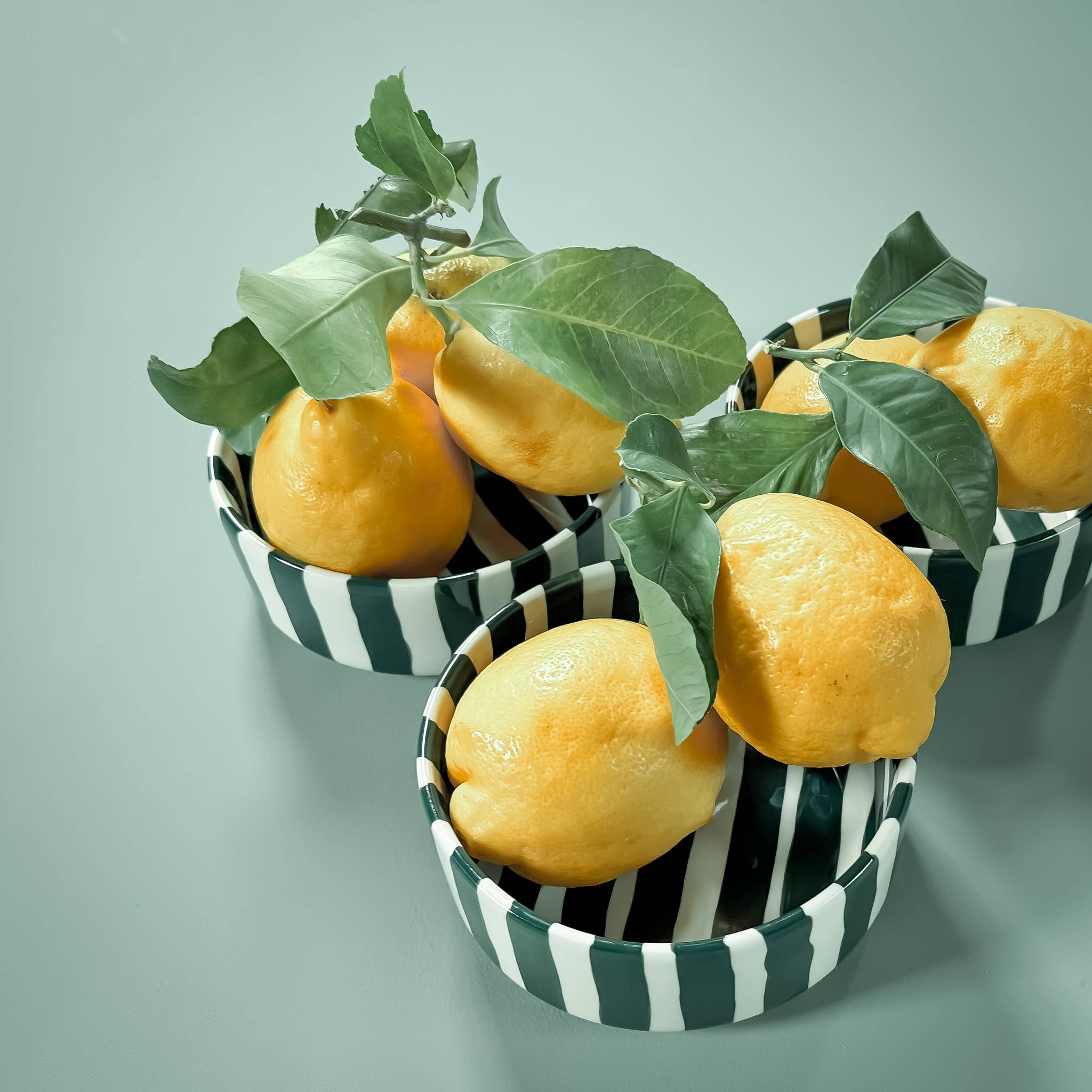 Becher Stripes - gentle green
