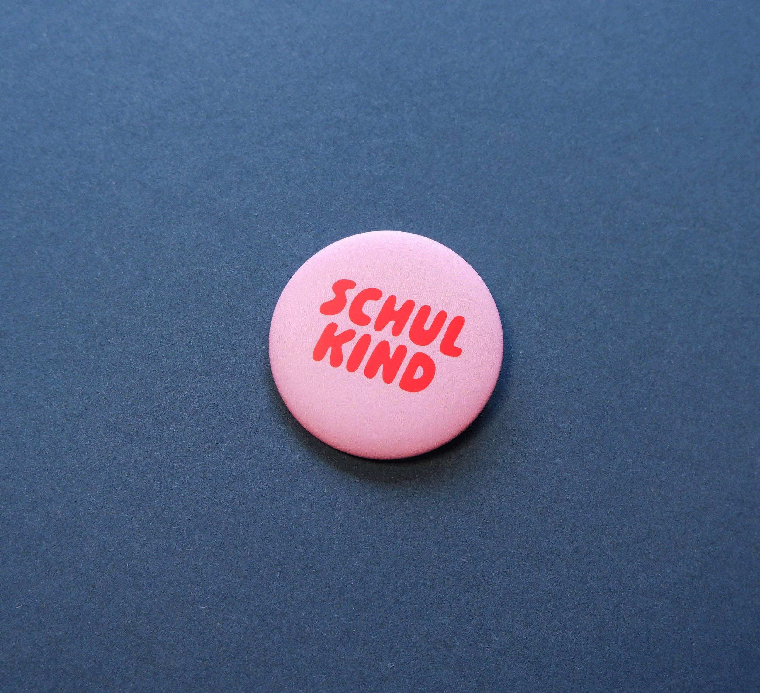 tinyday - Button "Schulkind rosa"