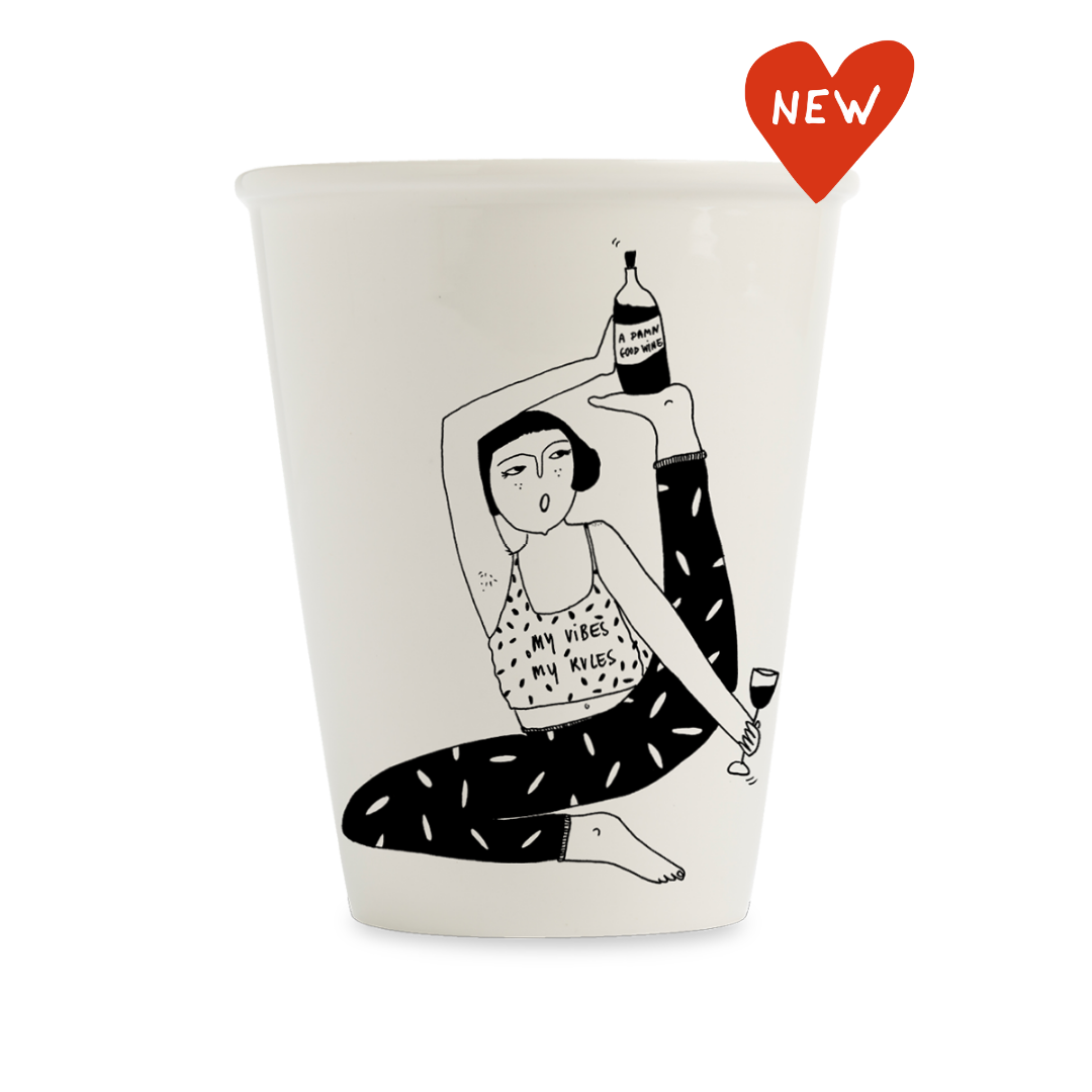 Porzellanbecher "My Vibes" Helen B.