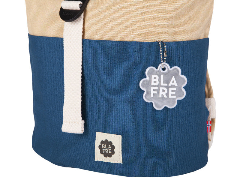 Blafre Rolltop Kinderrucksack 'Navy/Beige' (3-7 Jahre)