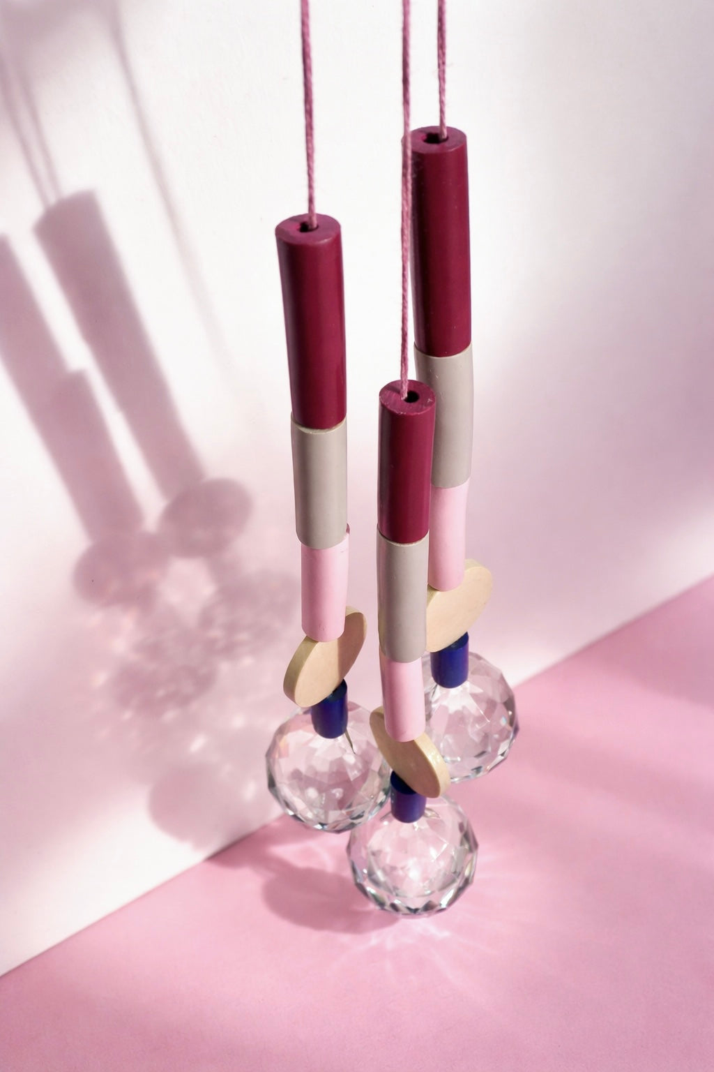 Frau Montag x Studio du. 'Suncatcher' Bordeaux rot