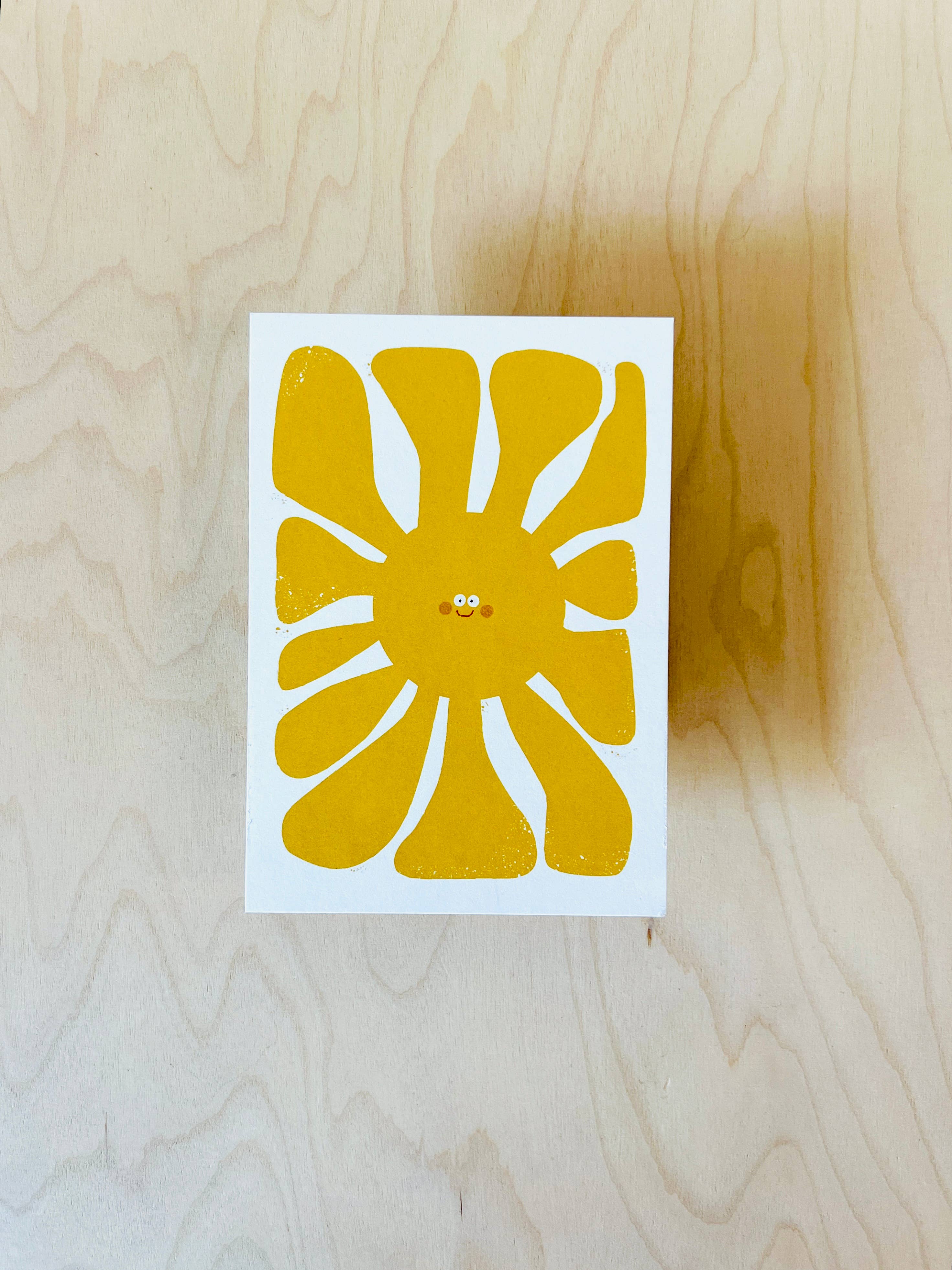 Postkarte Große Sonne DIN A6