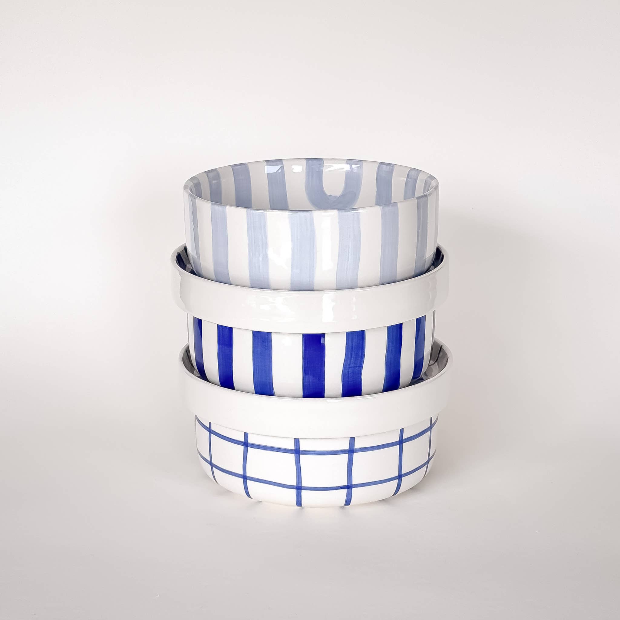 Schale Stripes - morning azzurro
