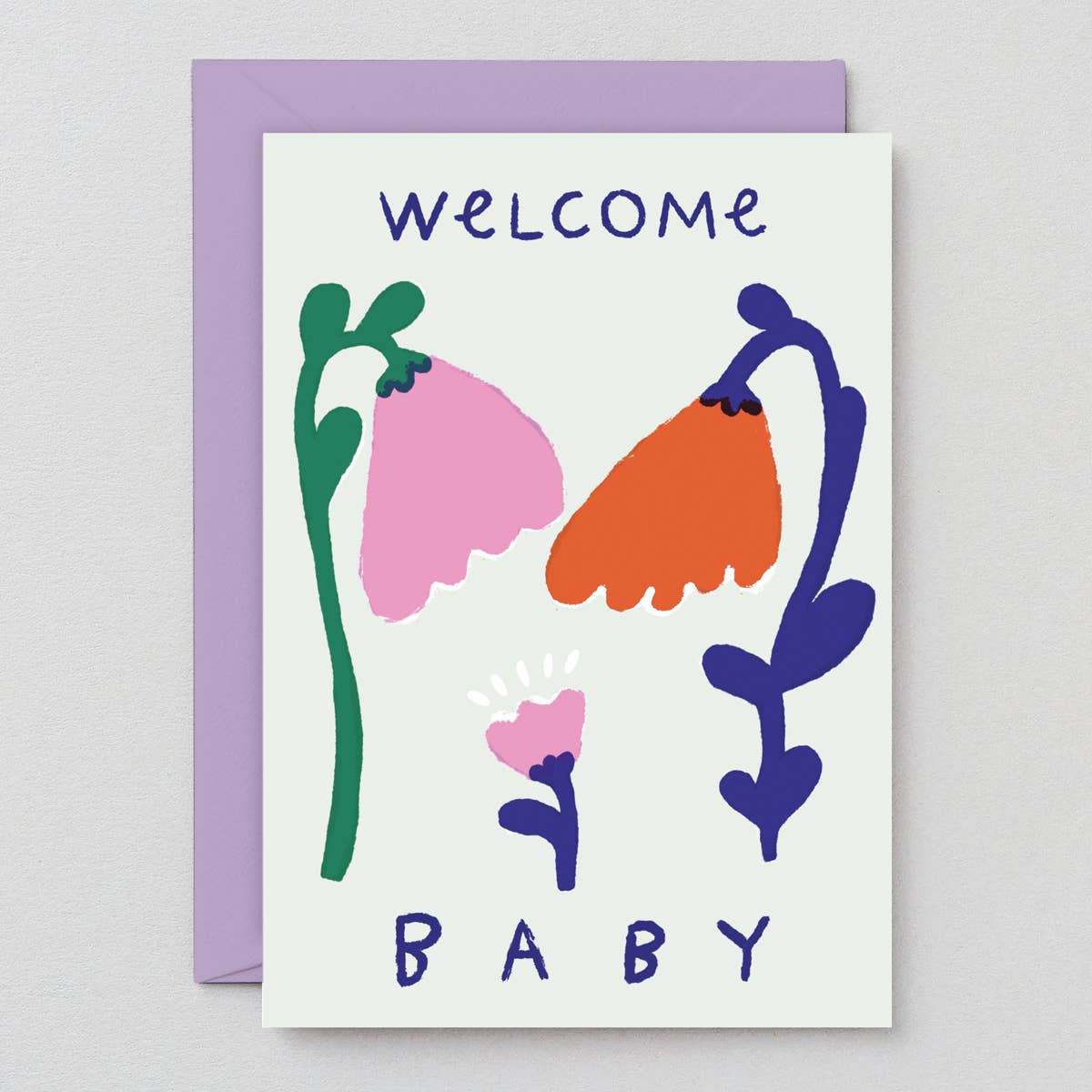 Glückwunschkarte „Welcome Baby“ Wrap