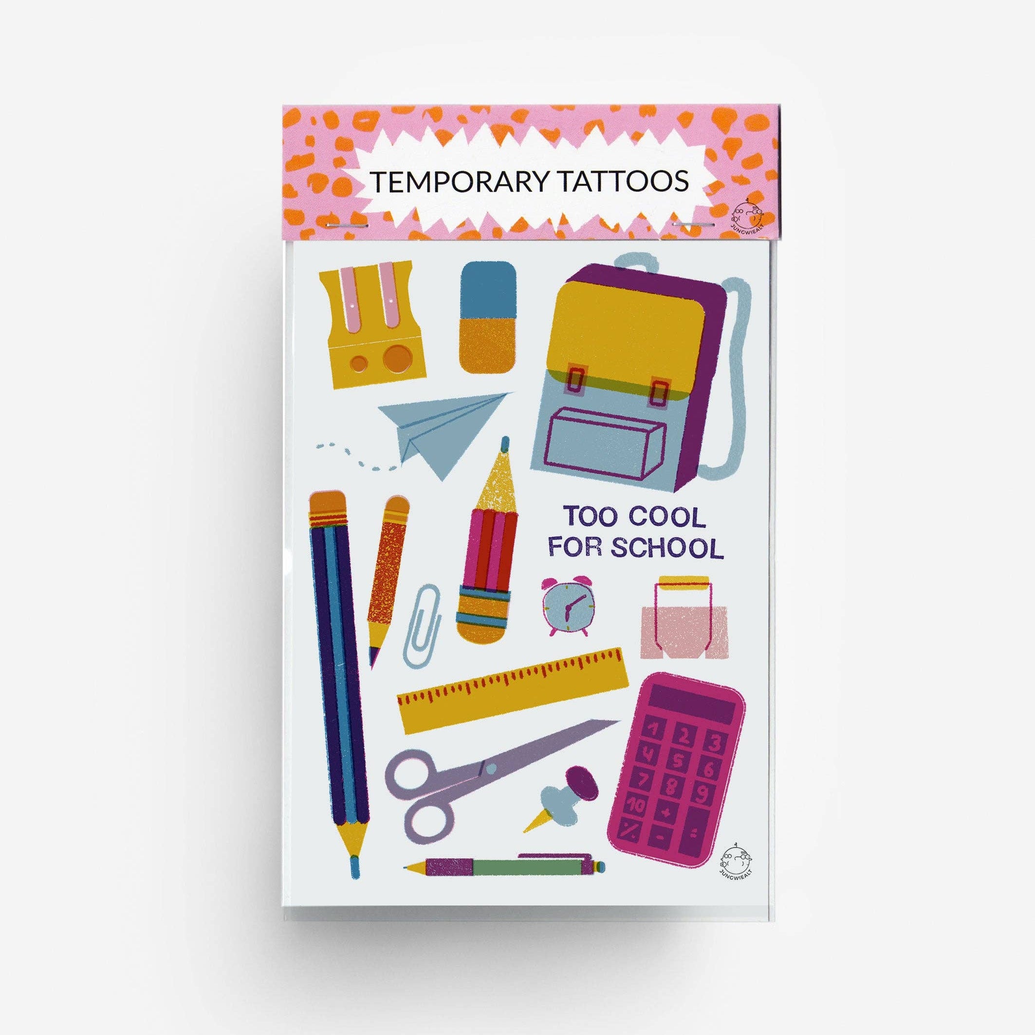 Temporäre Schultattoos jungwiealt